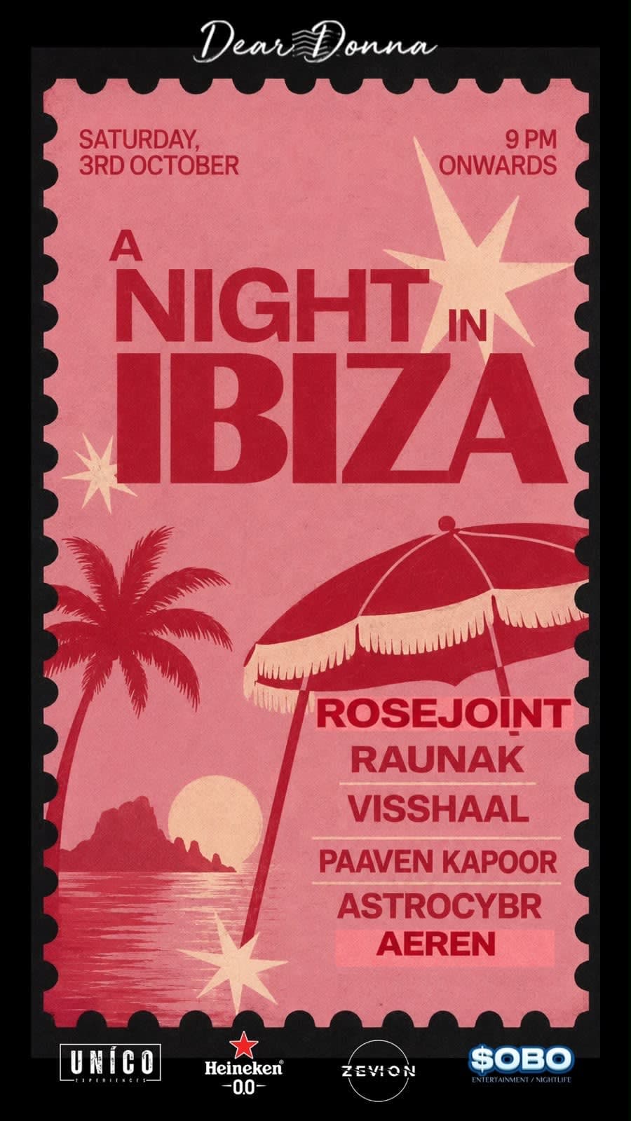 A night in Ibiza